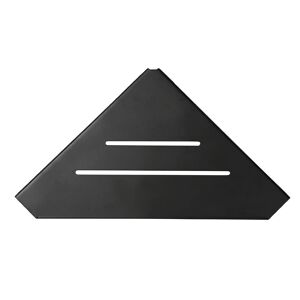 Duschablage 'Pori' 32,5 x 4,3 x 18,3 cm Aluminium schwarz