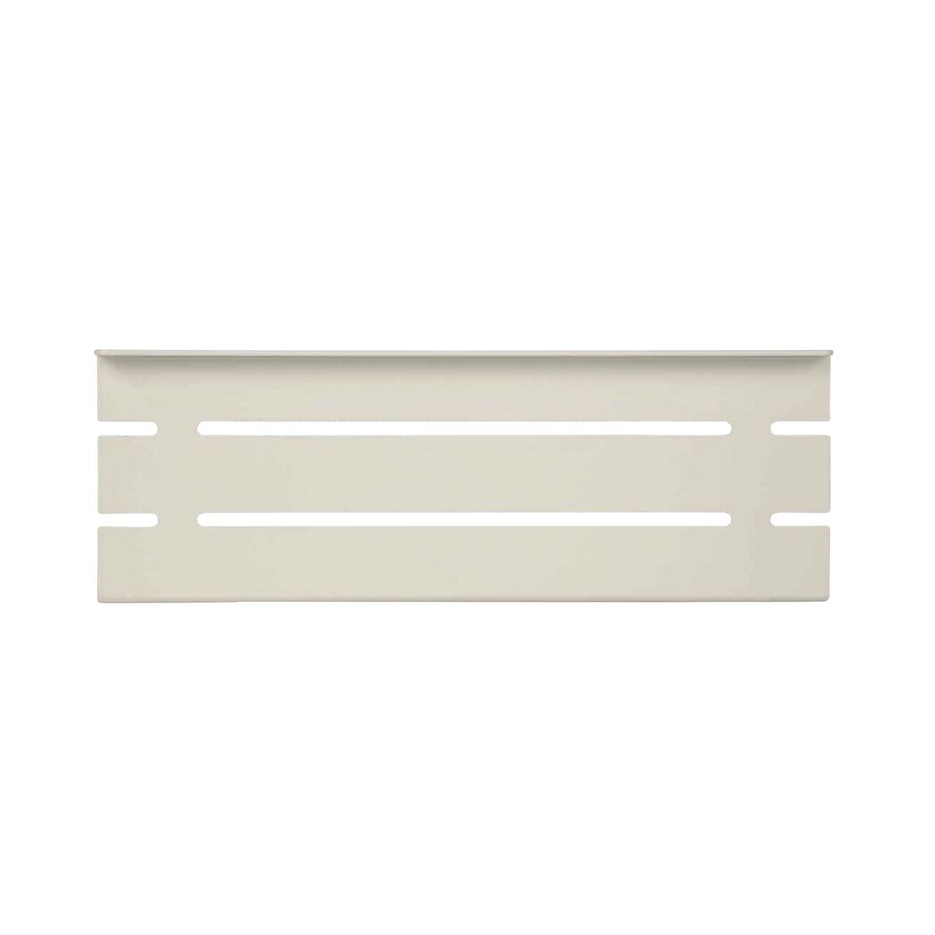 Duschablage 'Malmö' 28 x 6,3 x 9,7 cm Aluminium weiß