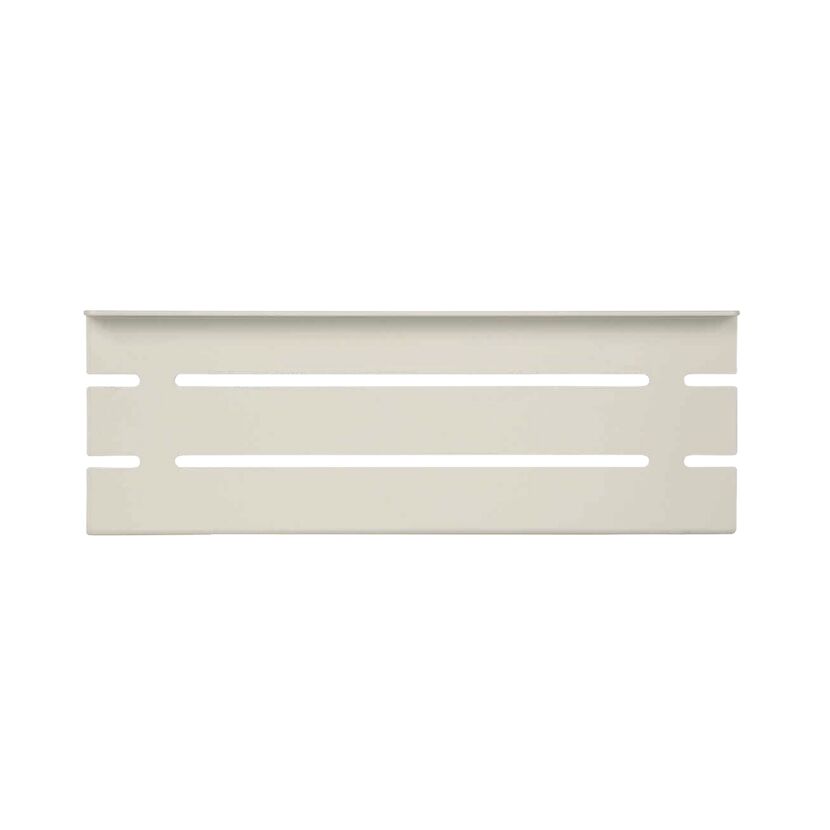 Duschablage 'Malmö' 28 x 6,3 x 9,7 cm Aluminium weiß