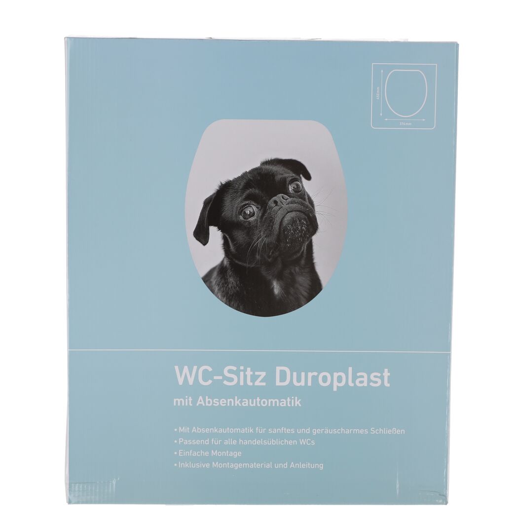 WC-Sitz 'Dog' mit Absenkautomatik Duroplast