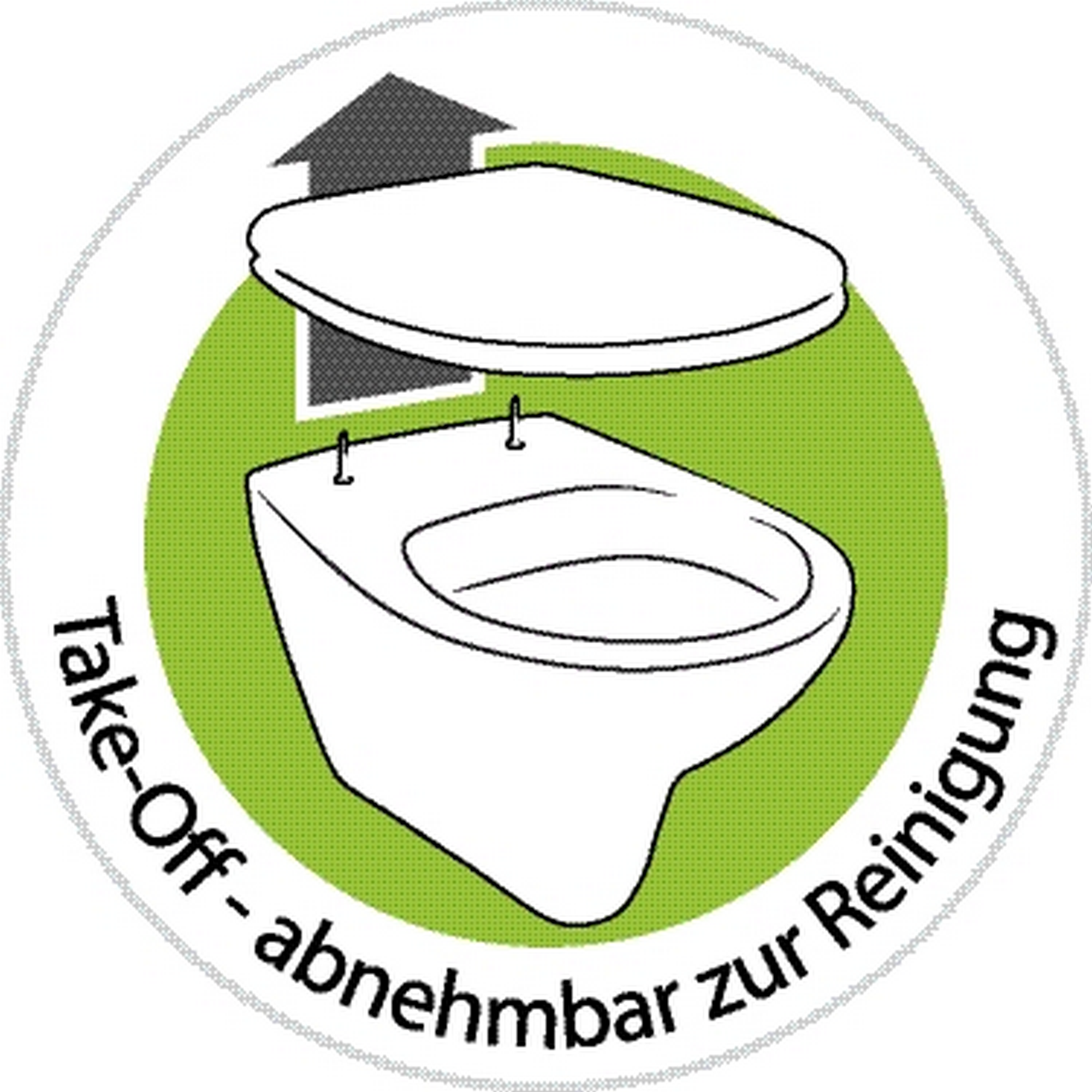 WC-Sitz 'Andy' weiß Duroplast, mit Absenkautomatik + product picture