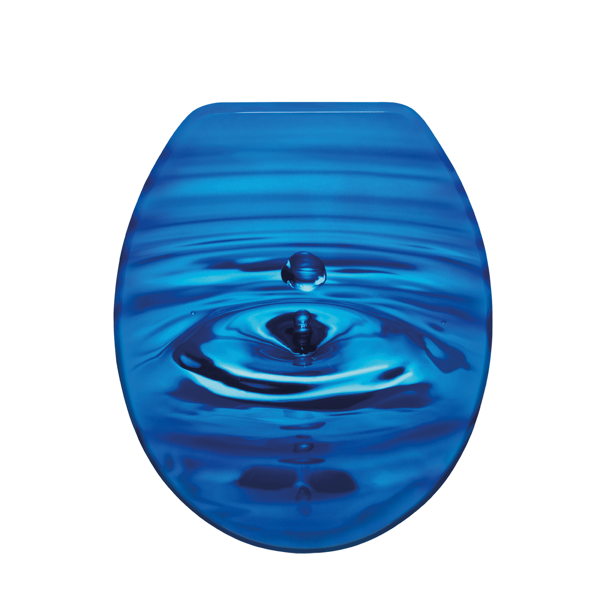 WC-Sitz 'Tropfen', blau + product picture