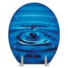 WC-Sitz mit Wassertropfen-Motiv