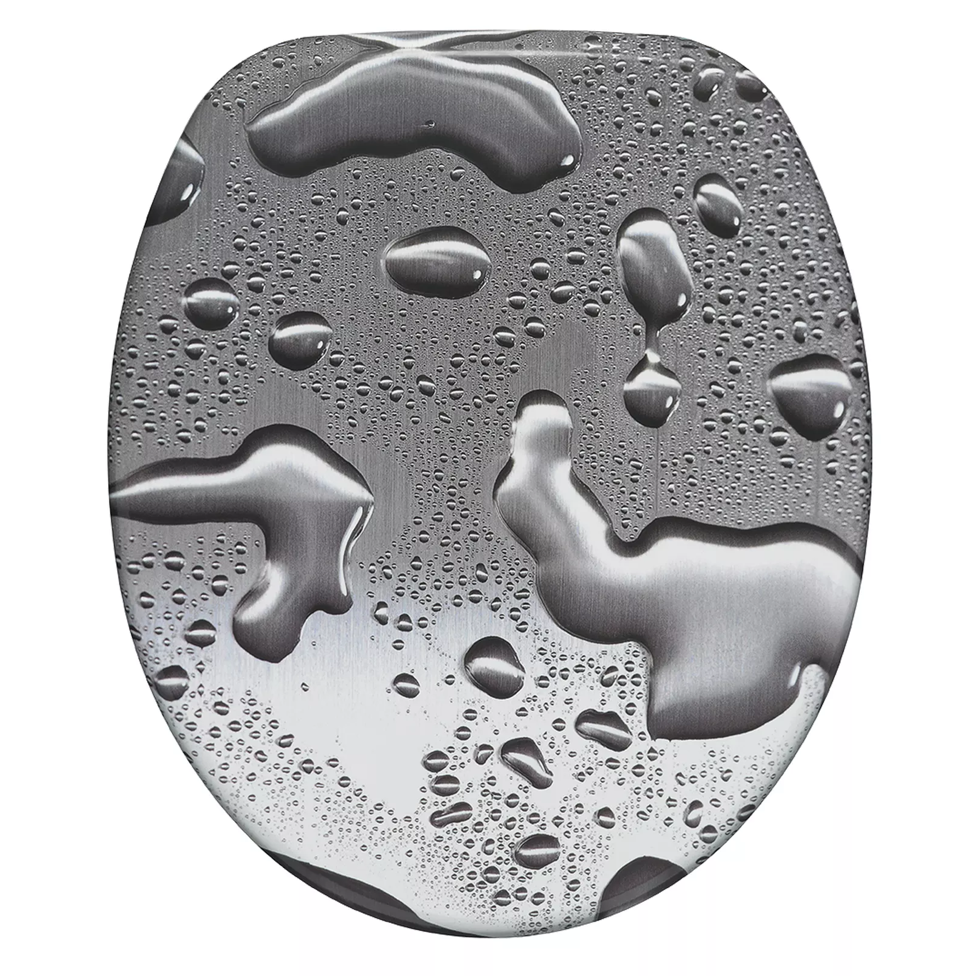 WC-Sitz 'Grey Steel', grau