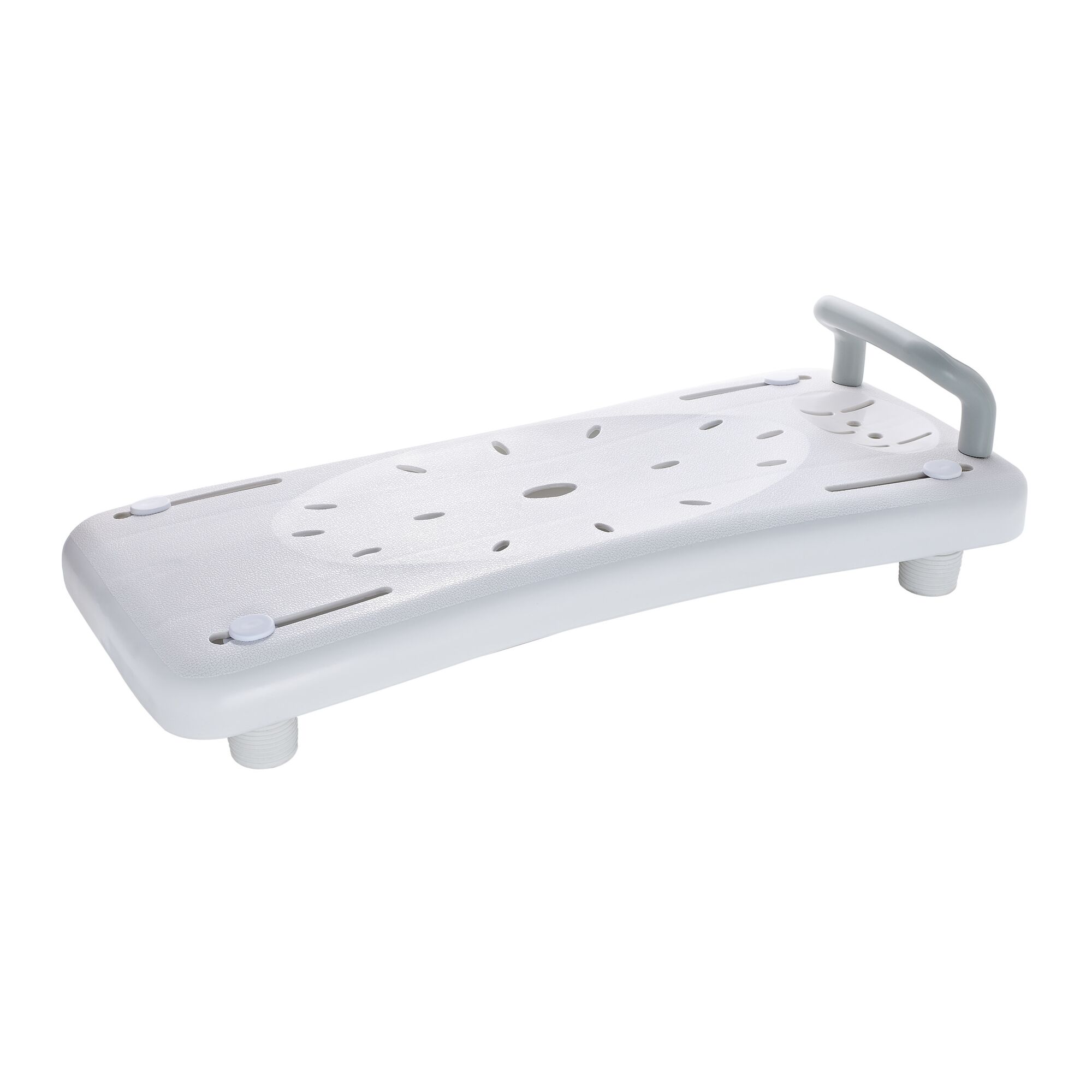 Badewannenbrett mit Haltegriff, weiß
