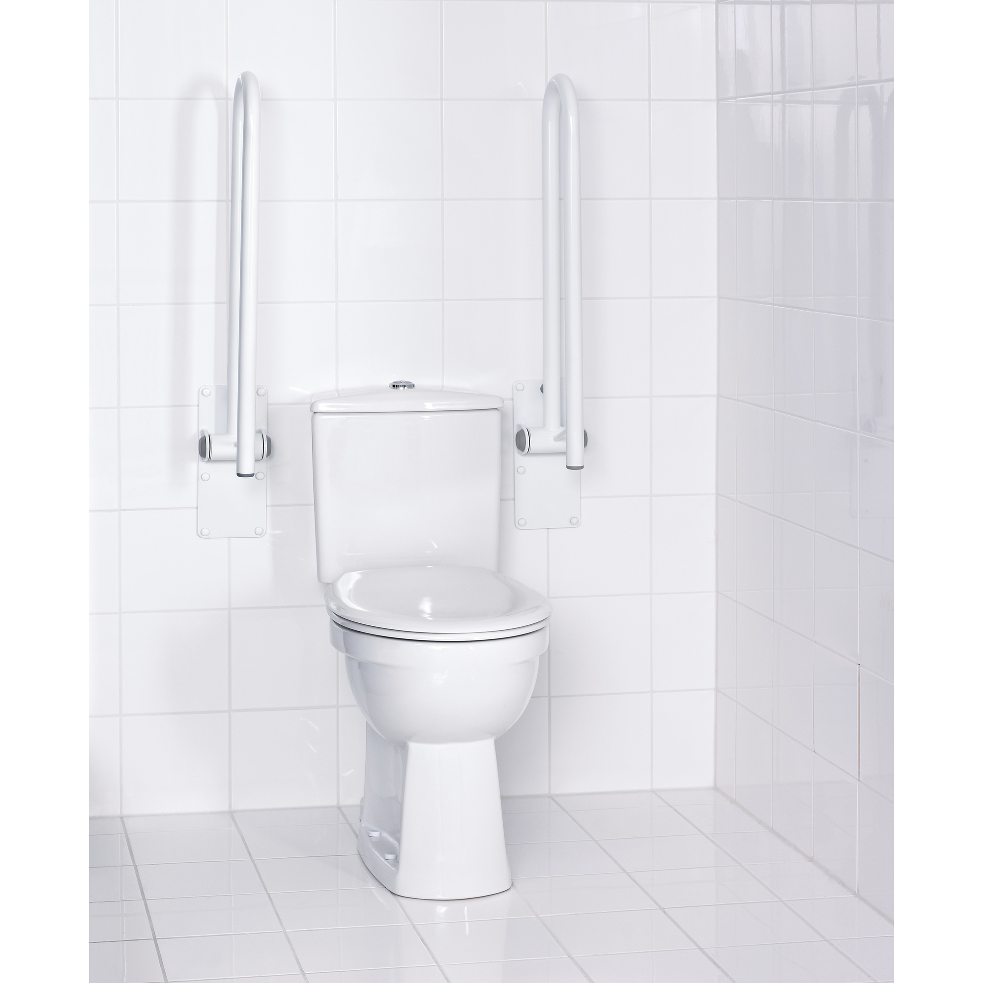 WC-Aufstehbügel 'Comfort', klappbar, weiß, 56 cm, bis 100 kg + product picture