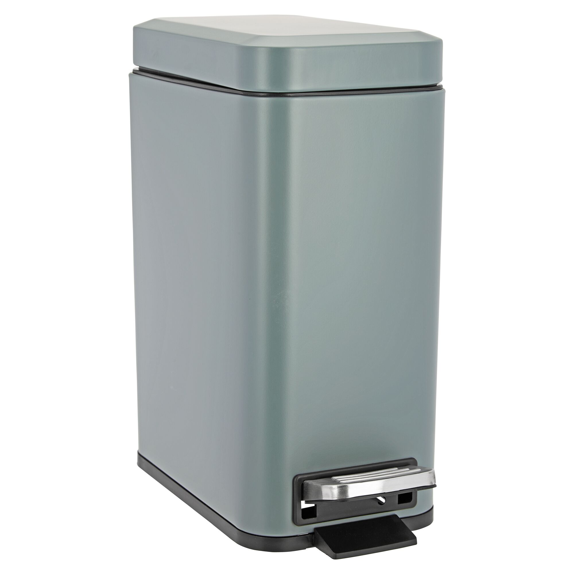 Grauer Kosmetikeimer Tim mit Fußpedal