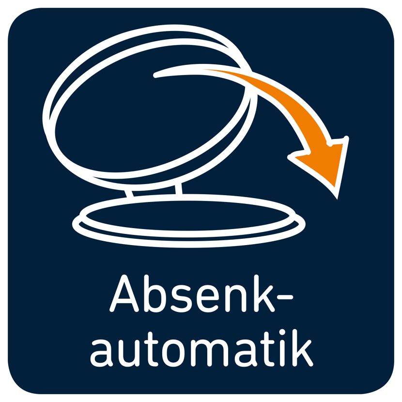Absenkautomatik Kosmetikeimer