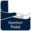 Fußpedal des Kosmetikeimers Emil