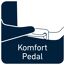 Fußpedal des Kosmetikeimers Emil