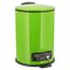 Grüner Kosmetikeimer mit Pedal