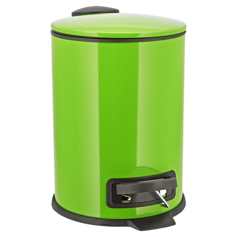 Grüner Kosmetikeimer mit Pedal