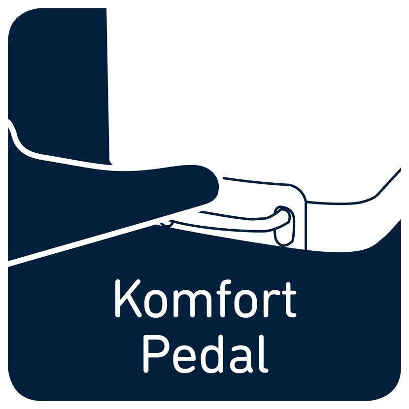 Fußpedal des Kosmetikeimers Jakob