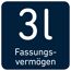 Fassungsvermögen 3 l