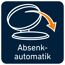 Absenkautomatik des Kosmetikeimers