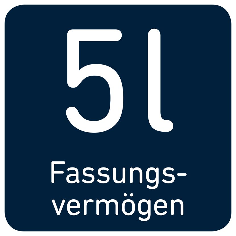 Fassungsvermögen von 5l