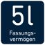 Fassungsvermögen 5 l
