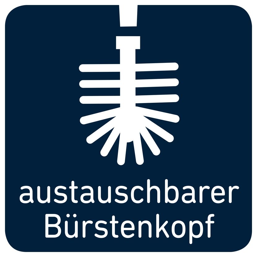 Austauschbarer Bürstenkopf einer WC-Bürste