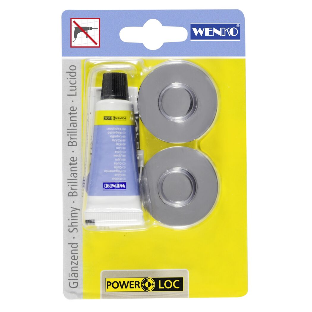 WENKO Power-Loc Kleber und zwei Klebepunkte