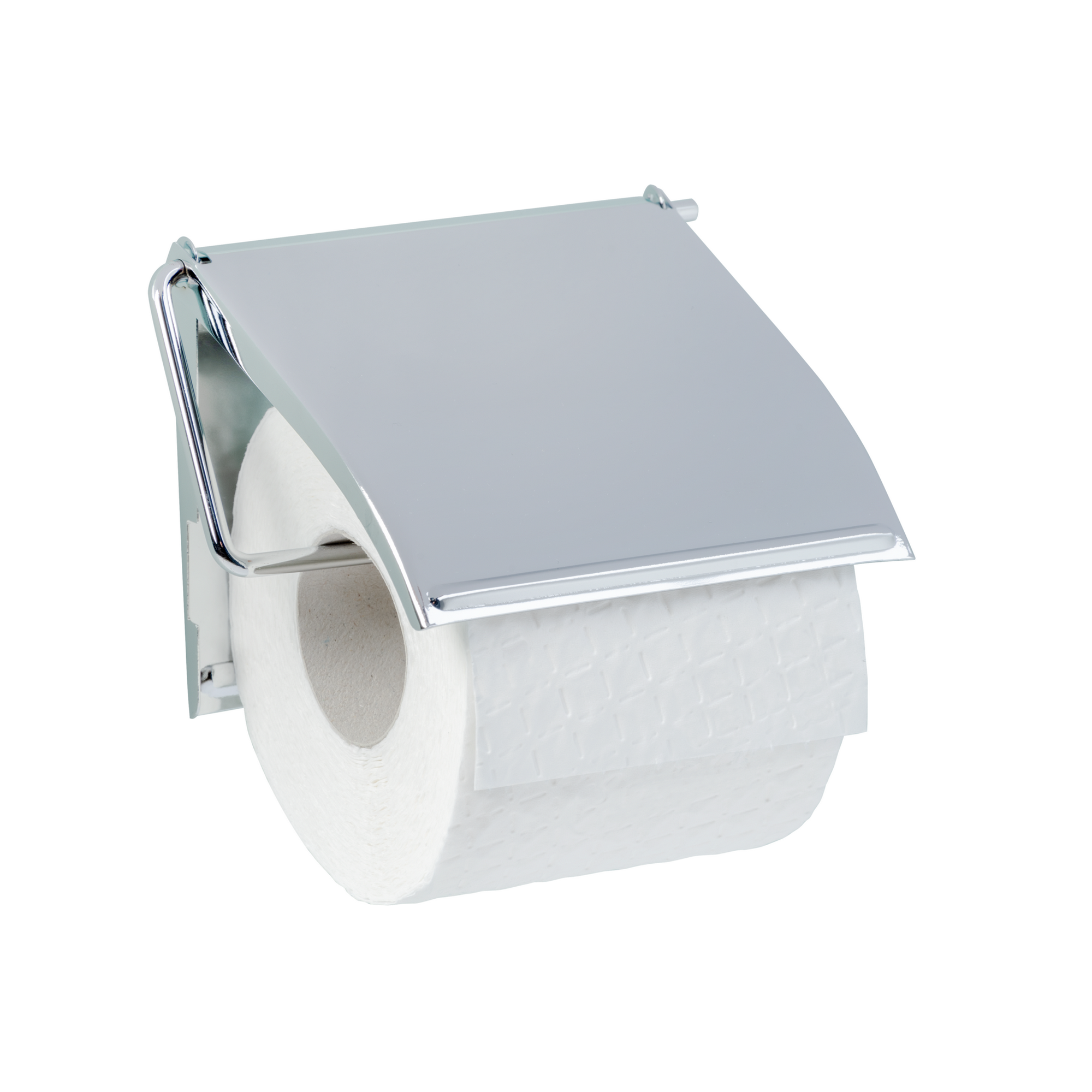 Toilettenpapierhalter 'Cover' verchromt, mit Deckel + product picture