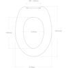 WC-Sitz 'Orchidee' mit Absenkautomatik Duroplast