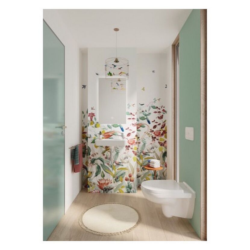WC-Sitz 'O.novo' mit Absenkautomatik weiß Duroplast