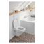 WC-Sitz 'O.novo' mit Absenkautomatik weiß Duroplast
