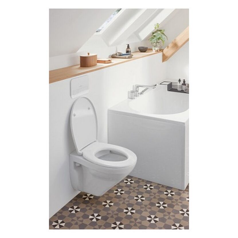 WC-Sitz 'O.novo' mit Absenkautomatik weiß Duroplast