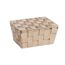 Aufbewahrungskorb 'Adria' mit Deckel beige 14 x 19 x 10 cm