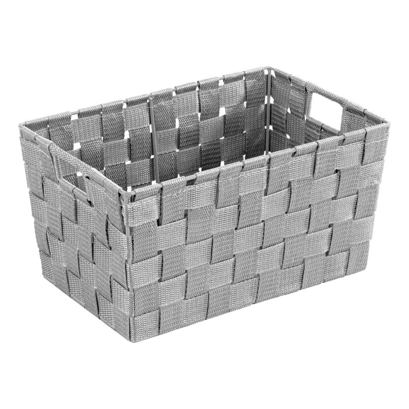 Aufbewahrungskorb 'Adria S' grau 20 x 30 x 15 cm