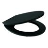 Schwarzer WC-Sitz Soft Touch