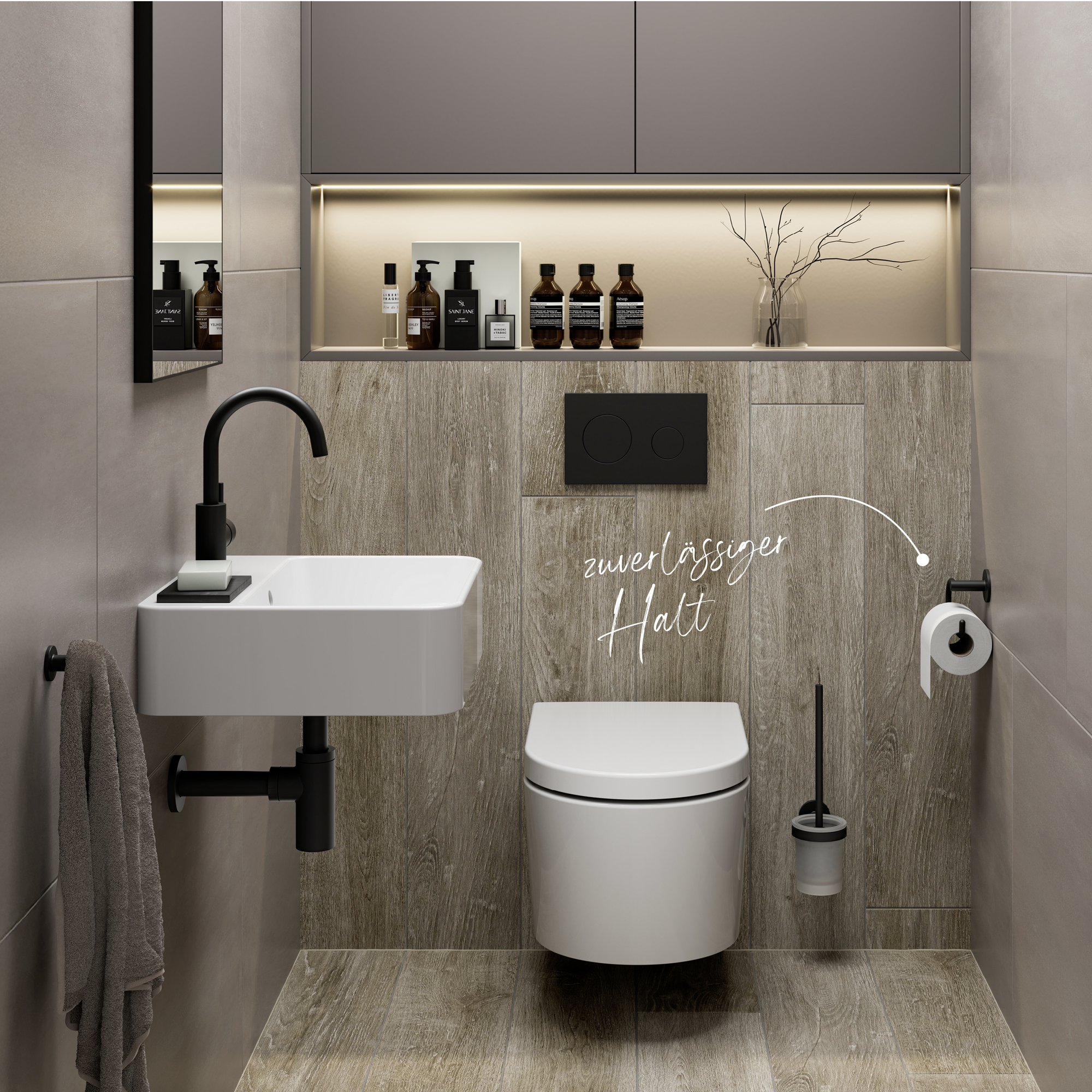 Klebe-Set für Bad-Accessoires 'Simple Fix'