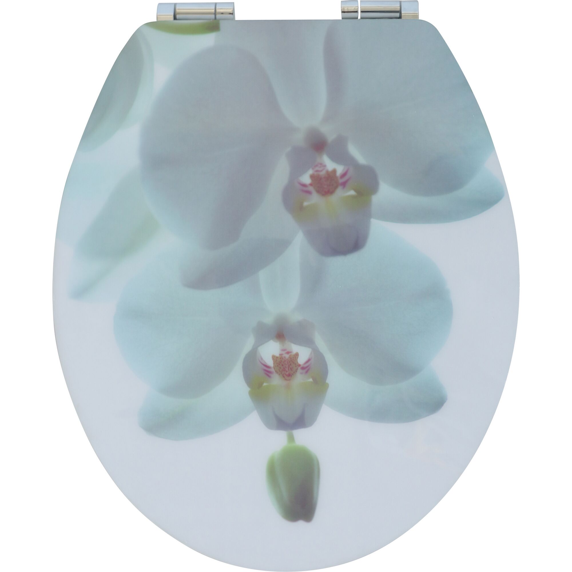 WC-Sitz Harmonie mit Orchideen-Motiv