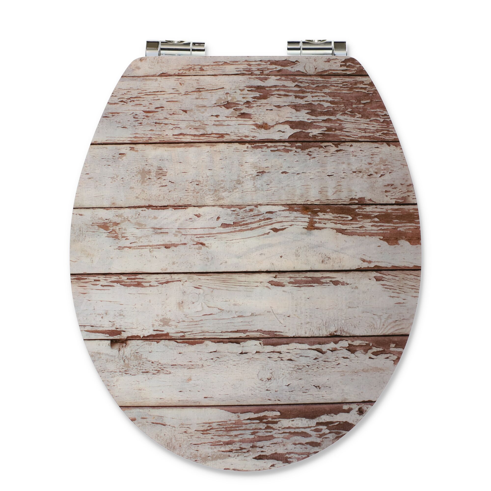 WC-Sitz mit Holzdekor