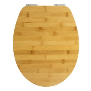 WC-Sitz 'Bambus' braun 45,5 x 36,5 cm