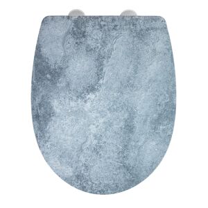 WC-Sitz 'Cement' Relief-Oberfläche Absenkautomatik 45 x 36,5 cm