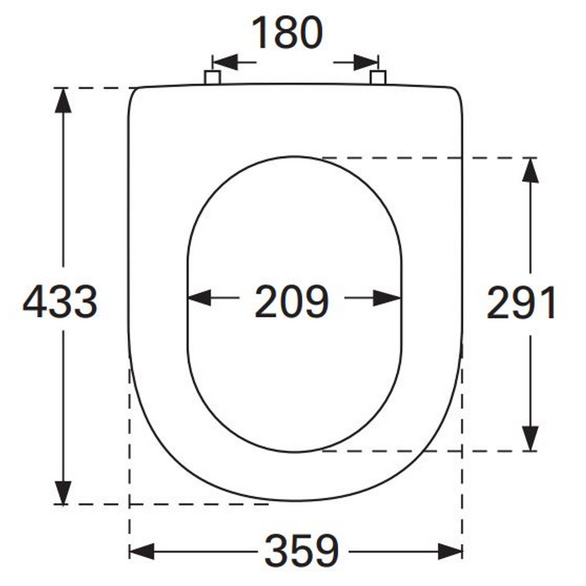 WC-Sitz 'Subway 2.0' mit Absenkautomatik weiß 43,3 x 35,9 cm + product picture