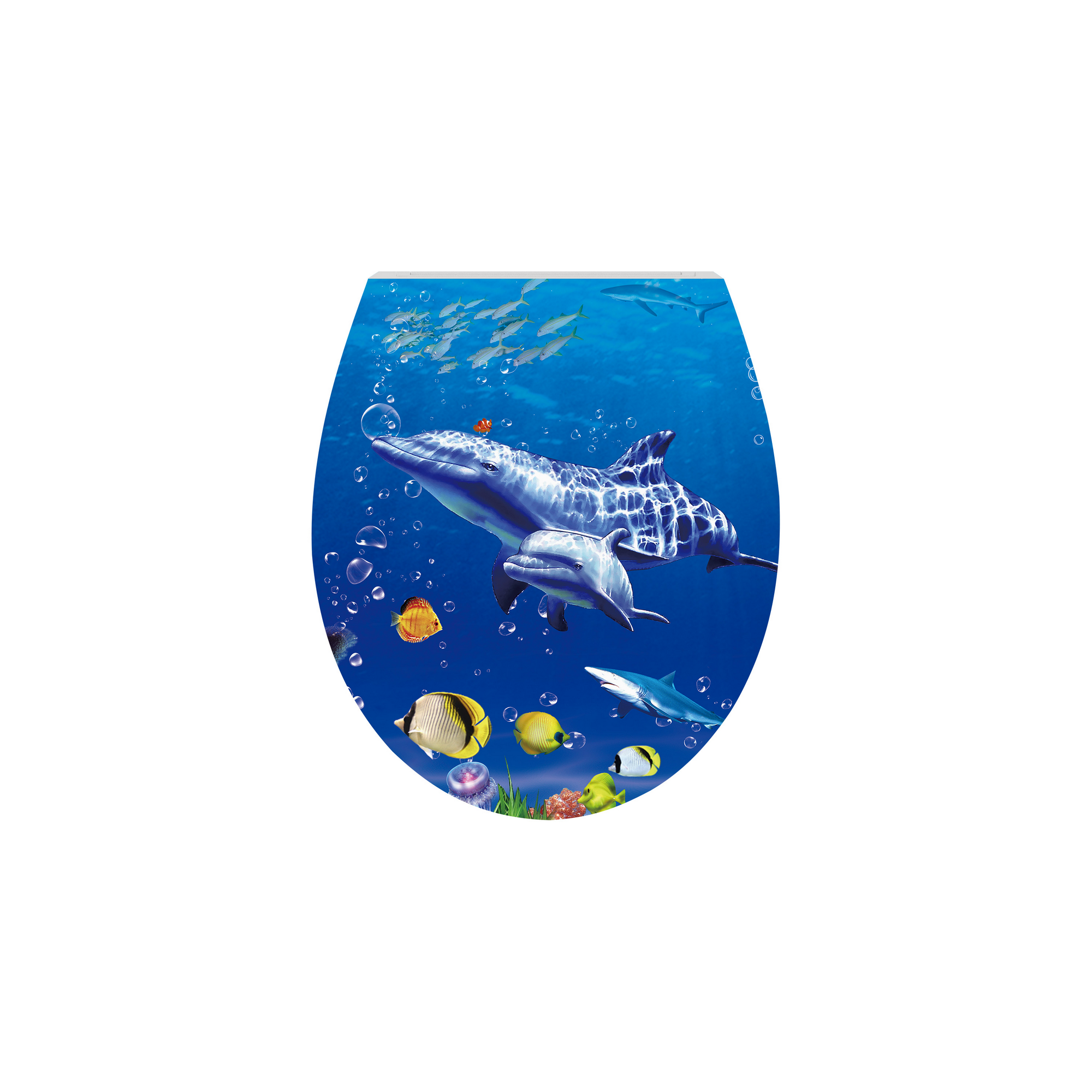 Duroplast-WC-Sitz 'Delfin' mit Absenkautomatik + product picture