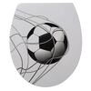 WC-Sitz 'Fußball' mit Absenkautomatik Duroplast
