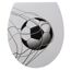 WC-Sitz 'Fußball' mit Absenkautomatik Duroplast