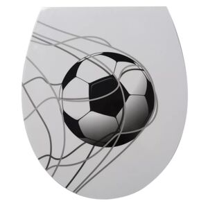 WC-Sitz 'Fußball' mit Absenkautomatik Duroplast