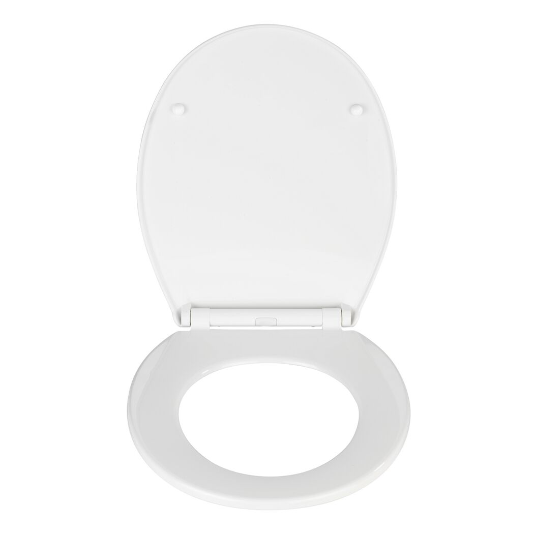 WC-Sitz 'Kos' mit Absenkautomatik weiß Thermoplast