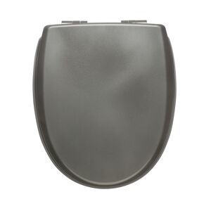 WC-Sitz 'Premium 3001' silber-metallic 45,5 x 38,4 cm