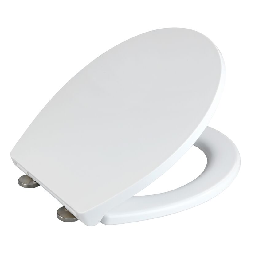 Weißer WC-Sitz