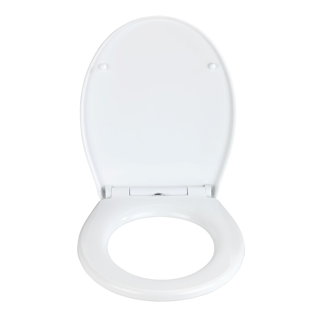 weißer WC-Sitz