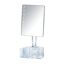 LED-Standspiegel mit Organizer und Beleuchtung