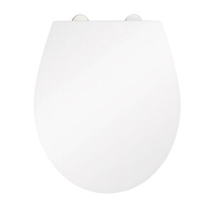 WC-Sitz 'White' Acryloberfläche, Absenkautomatik 45 x 39 cm