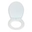 WC-Sitz 'White' mit Absenkautomatik weiß Duroplast
