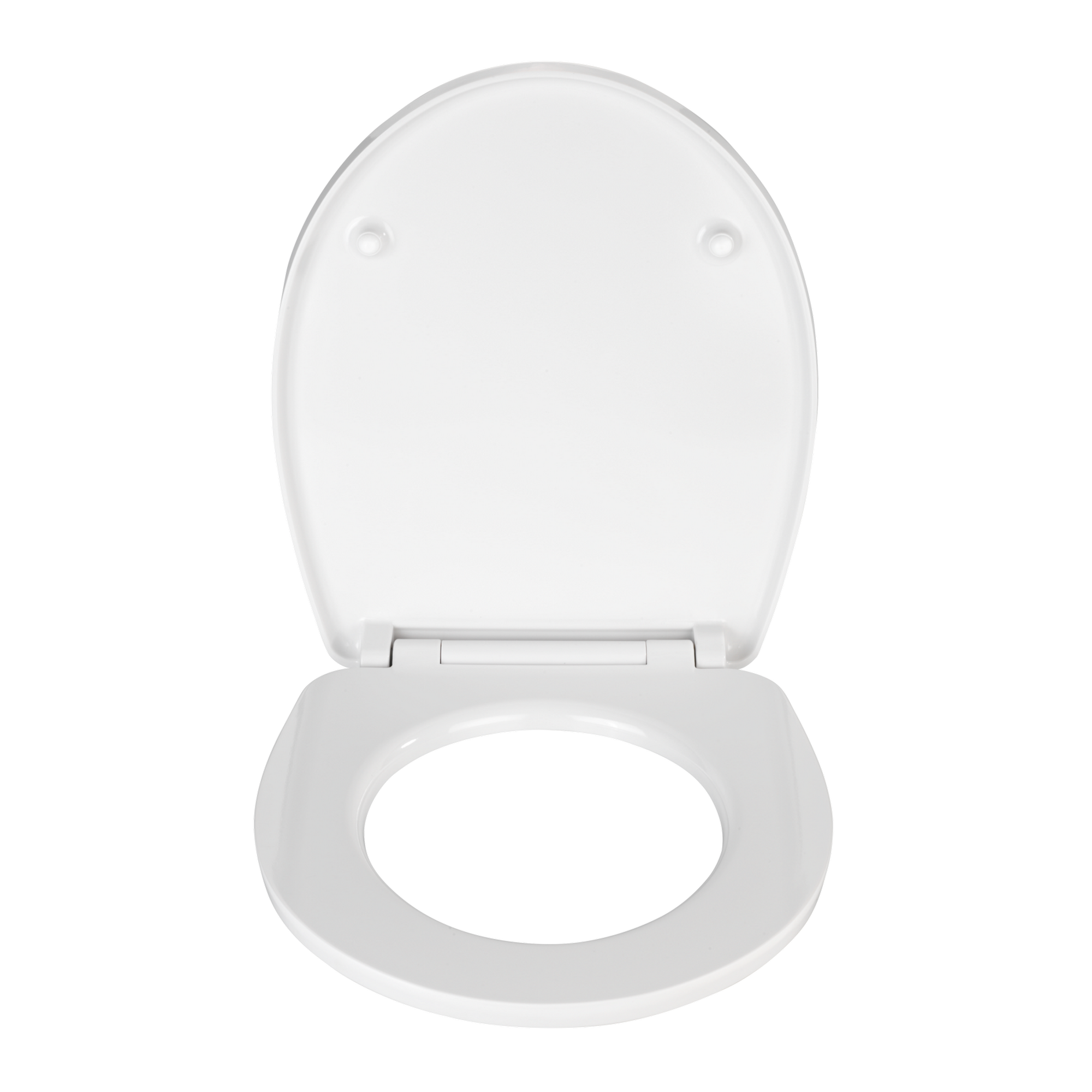 WC-Sitz 'White' Acryloberfläche, Absenkautomatik 45 x 39 cm + product picture