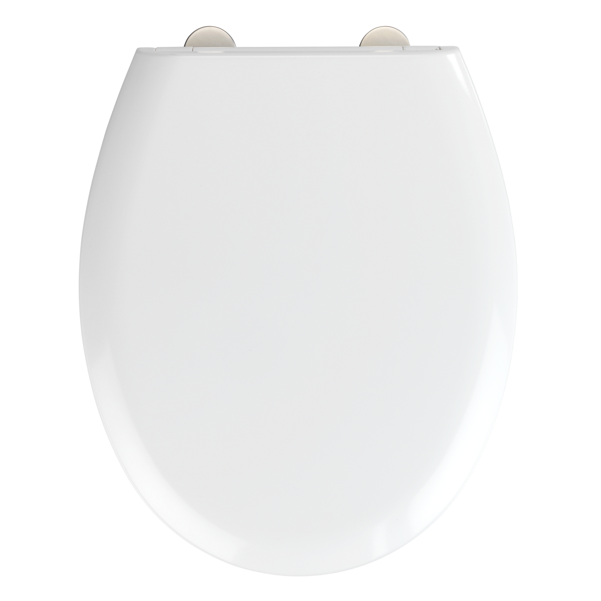 Wenko WC-Sitz ‚Rieti‘ Duroplast weiß Absenkautomatik 44,5 x 37 cm